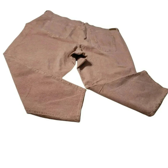 New American Eagle 24R Corduroy Mom Jean Fit Pants Rose Pink High Rise Stretch - Picture 9 of 12